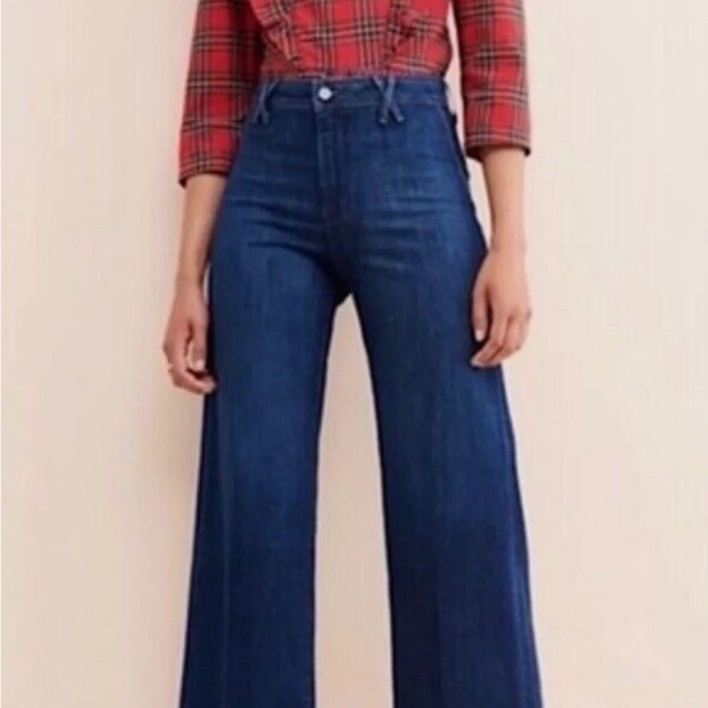 PAIGE Women's High Rise Jeans - Dark Blue